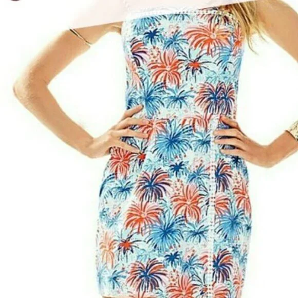 RARE NWT 12 Lilly Pulitzer Feelin Sparks Jesse Romper - Picture 2 of 10